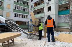Стало известно, сколько домов в Харькове повреждено обстрелами 23 января (ФОТО)