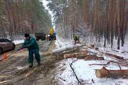 Як у Харкові ліквідували наслідки снігопаду (ФОТО)