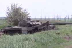 Під Харковом 93 бригади знищують танки окупантів з САУ (Відео)