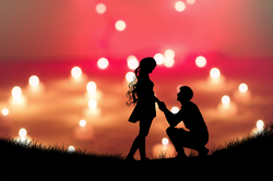 День усіх закоханих: у Харкові нацгвардієць романтично освідчився своїй дівчині (ВІДЕО)
