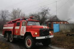 Под Харьковом пожар уничтожил дом