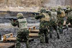 На Харківщині проходять тренування військові Окремого стрілецького батальйону (ВІДЕО)